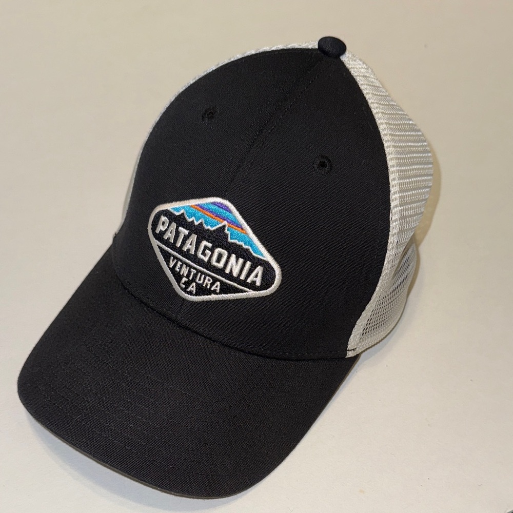 Patagonia Ventura Black and Gray Mesh Cap